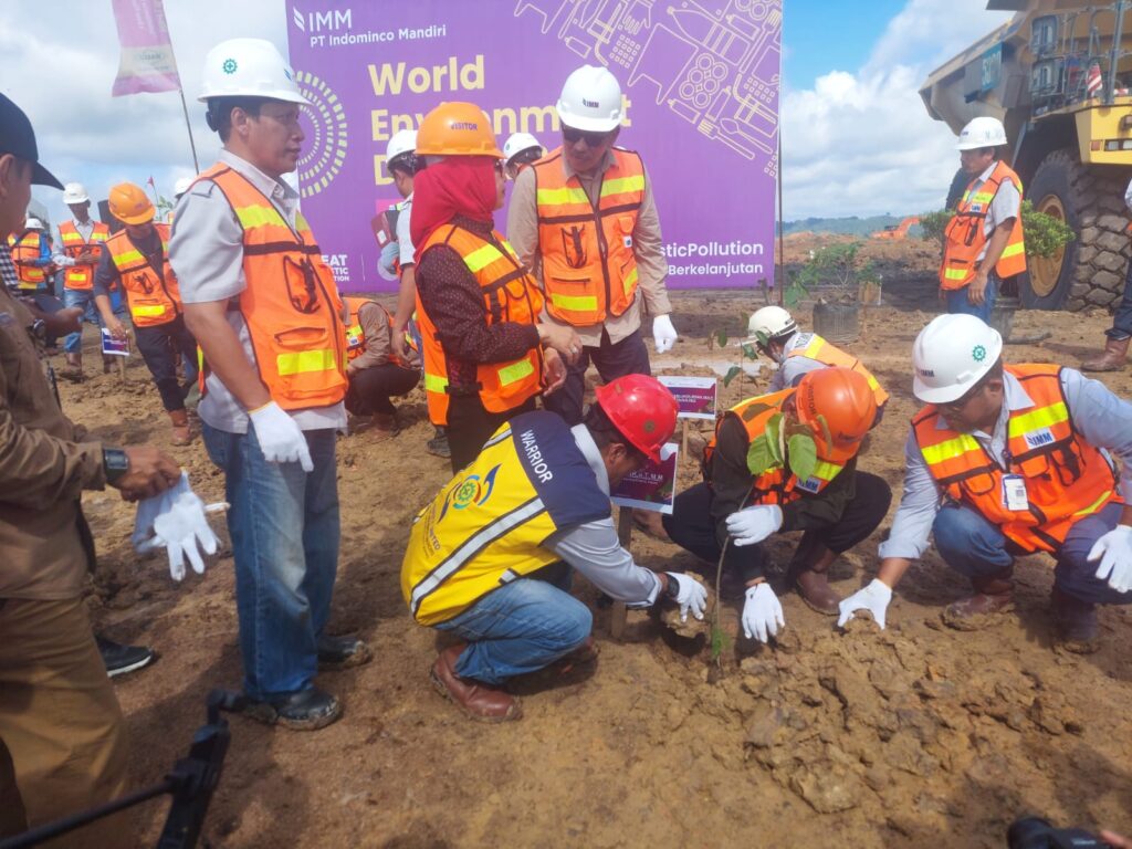 Pt Imm Tanam Pohon Di Area Bekas Tambang Era Tjahya Ini Komitmen Kami